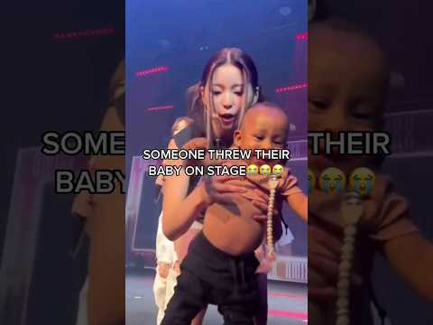 Someone threw their baby on stage!!!😭😭😭 #nmixx #kpop #kyujin #shorts #viral #viralvideo #jyp #fyp