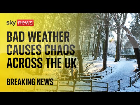 Bad weather causes disruption across the UK