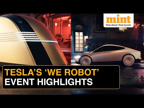 Tesla Robotaxi Event In 7 Minutes: Elon Musk Unveils Autonomous ‘Cybercabs’, Robovan &amp; Optimus Robot