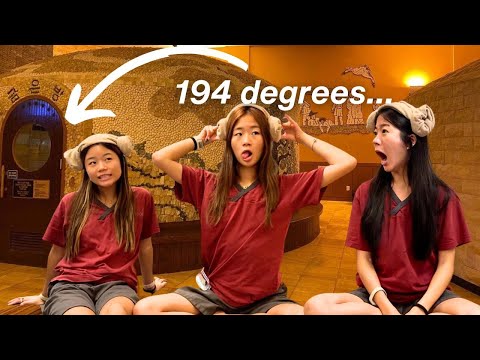 WE STAYED OVERNIGHT IN A KOREAN SAUNA (hot &amp; steamy...)