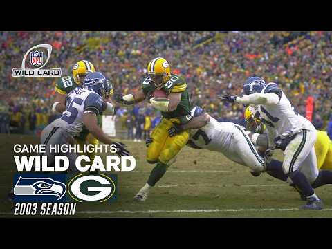 Seahawks vs Packers FULL NFC Wild Card Game! | 2003 NFL Season