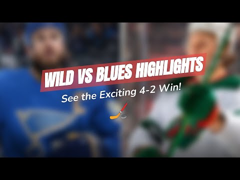 🔥 Wild vs Blues: Epic Hockey Showdown! 🏒