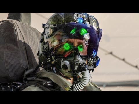 Testing the US F-35 Super Advanced $400k Helmet That Can See Through Plane