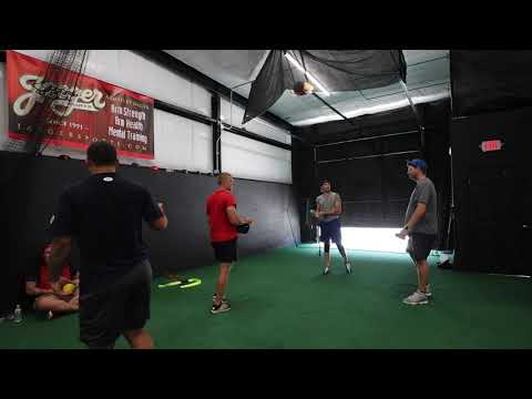 Braxton Throwing Chedda Chee Plyo&#039;s at Pitching Performance Lab in Lexington