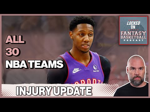 The MOST Comprehensive NBA Injury Update To Use In Your Fantasy Basketball League