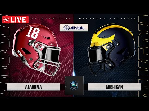 🔴LIVE - Alabama Vs Michigan ReliaQuest Bowl Full Game Highlights College Football 25 Simulation