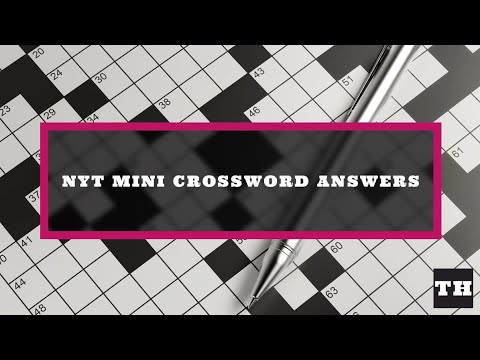 NYT Mini Crossword Answers for Sept 27!