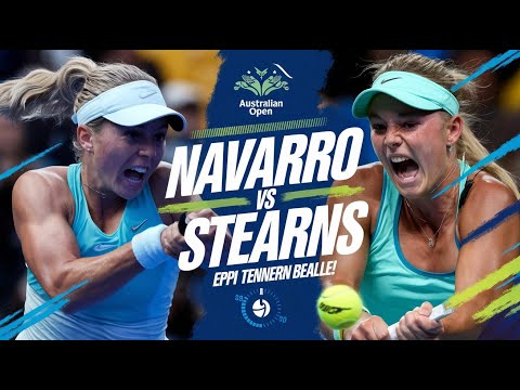 &quot;Emma Navarro vs Peyton Stearns - Epic 3-Hour Marathon | Australian Open 2025 Highlights&quot;