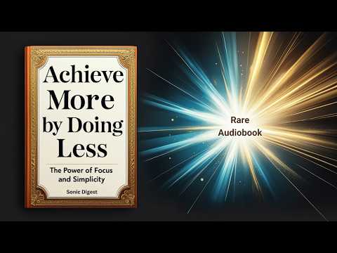 Achieve More by Doing Less: The Power of Focus and Simplicity