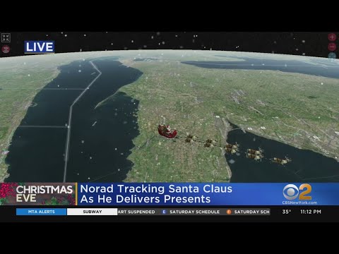 NORAD Santa Tracker 11PM Update