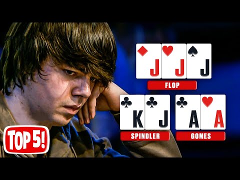 Top 5 Most EPIC Poker Hands You Must Have Seen ♠️ PokerStars