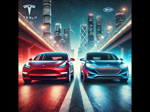 Tesla vs BYD : EV Battle Heats Up as BYD Surpasses Tesla in Q4 2024 Sales