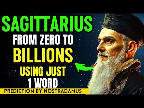 Nostradamus Says Sagittarius Will Be Rich 💰 From Zero To Billions After Repeating One Word!