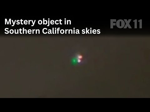 Mysterious objects startle California residents