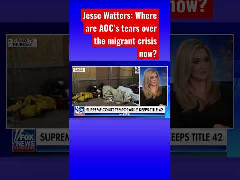 Jesse Watters: Why is AOC so silent on the border crisis? #shorts #shortsvideo #shortsfeed