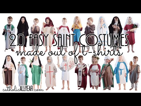 20 Easy Saint Costumes Made from T-Shirts :: Catholic All Year