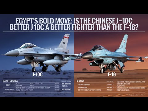 Egypt&#039;s Bold Move: Is the Chinese J-10C a Better Fighter Than the F-16?