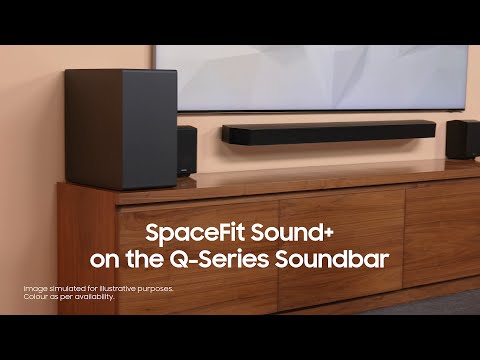 Perfect sound that ‘fits’ into every living space | Samsung Q-series Soundbar