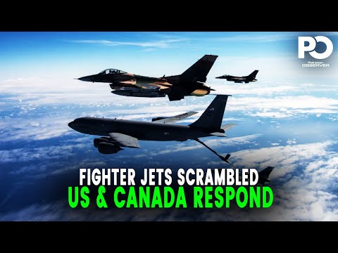 Sky High Tensions: US &amp; Canada Scramble Fighter Jets Against Russian Arctic Threat