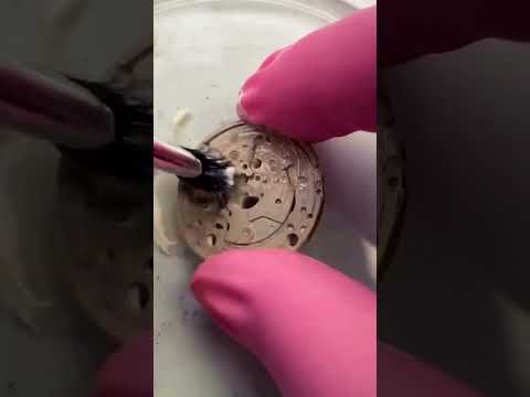 🔥 Unbelievable Transformation! Cleaning a FILTHY Cartier Watch #shorts