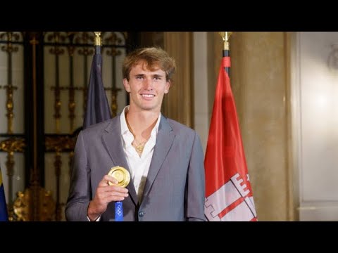 Olympiasieger Zverev wird in Hamburg gefeiert