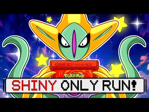 Can You Beat Pokemon Fire Red With Only Shiny Pokemon?!