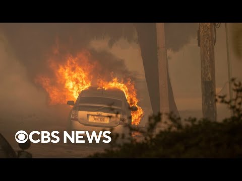 Fast-moving Palisades fire forces evacuations in Southern California